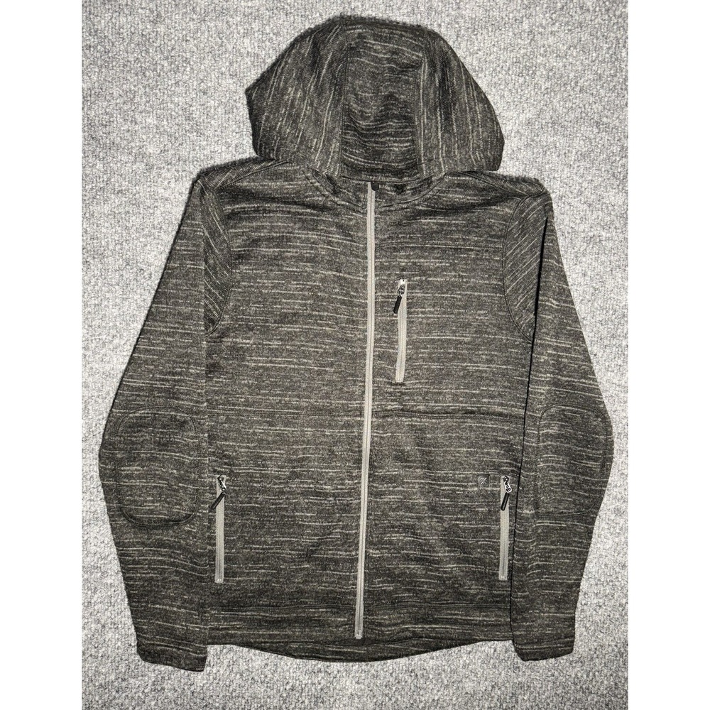 Roark Roadrunner Performance Zip Hoodie Full Zip Hoodie Gray Mens Size Small